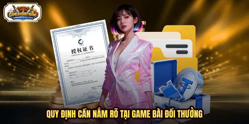 Quy định cần nắm rõ tại Game Bài Đổi Thưởng